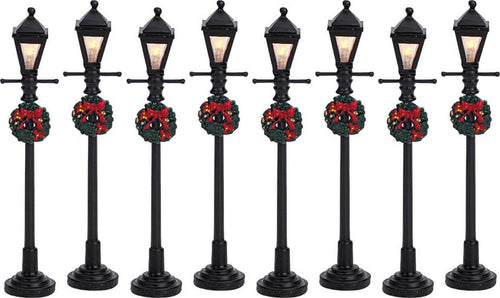 Lampioni per villaggio di Natale con luce alimentati a batterie set di 8 pezzi Casa e cucina/Decorazioni per interni/Addobbi e decorazioni per ricorrenze/Decorazioni natalizie/Oggettistica MagiediNatale.it - Altamura, Commerciovirtuoso.it