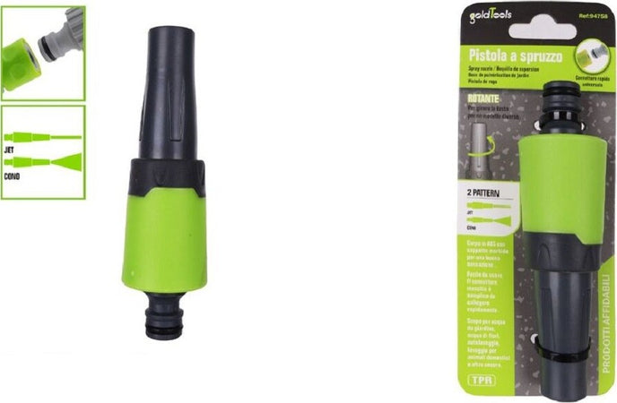 Lancia Pistola Spruzzo Per Irrigazione Giardino Con Innesto Rapido 2 Getti 94758 Fai da te/Pitture trattamenti per pareti e utensili/Strumenti e attrezzi per verniciatura/Applicazione colore/Spruzzatori di vernice Trade Shop italia - Napoli, Commerciovirtuoso.it