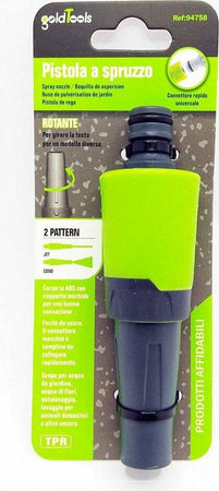 Lancia Pistola Spruzzo Per Irrigazione Giardino Con Innesto Rapido 2 Getti 94758 Fai da te/Pitture trattamenti per pareti e utensili/Strumenti e attrezzi per verniciatura/Applicazione colore/Spruzzatori di vernice Trade Shop italia - Napoli, Commerciovirtuoso.it