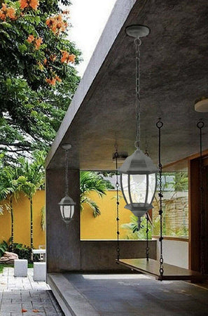 Lanterna A Sospensione Da Soffitto Con Catena Lampada Giardino Attacco E27 Es40 Articoli da Giardino > Illuminazione da esterno > Lampade per esterno Trade Shop italia - Napoli, Commerciovirtuoso.it