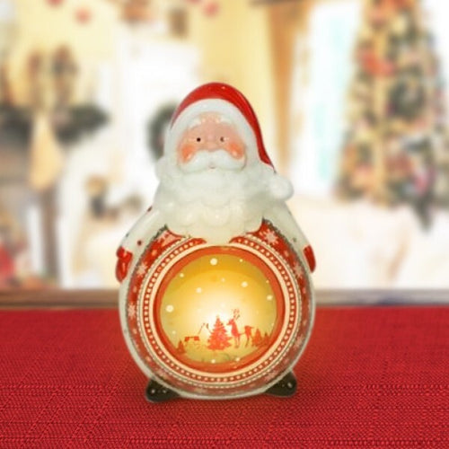 Lanterna Ceramica Babbo Natale Con Candela Elettrica 22 Cm Decorazioni Natalizie Casa e cucina/Decorazioni per interni/Addobbi e decorazioni per ricorrenze/Decorazioni natalizie/Oggettistica Trade Shop italia - Napoli, Commerciovirtuoso.it