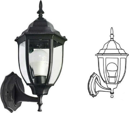 Lanterna Da Giardino Antica Lampada Parete Applique Da Esterno A Muro Retr? Es09 Illuminazione/Illuminazione per esterni/Lampade da parete Trade Shop italia - Napoli, Commerciovirtuoso.it