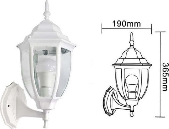 Lanterna Da Giardino Antica Lampada Parete Applique Da Esterno A Muro Retr? Es09 Illuminazione/Illuminazione per esterni/Lampade da parete Trade Shop italia - Napoli, Commerciovirtuoso.it