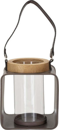 Lanterna Glass Cm 16X13X18,5 Illuminazione/Illuminazione per esterni/Lanterne Led Mall Home - Napoli, Commerciovirtuoso.it