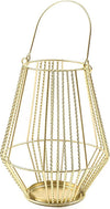Lanterna in metallo decorativa per interno ed esterno con portacandela h 20 cm Illuminazione/Illuminazione per esterni/Lanterne Decor Space - Altamura, Commerciovirtuoso.it