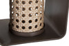 Lanterna Iron-Rattan Cm 16X13X20 Illuminazione/Illuminazione per esterni/Lanterne Led Mall Home - Napoli, Commerciovirtuoso.it