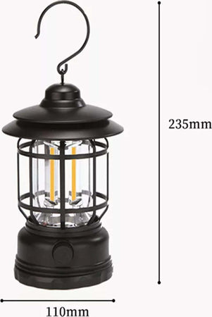 Lampada LED Da Campeggio Ricaricabile URBZUE - Lanterna Telescopica 3000mAh Impermeabile Per Esterni, Emergenza E Avventure - Foto 2