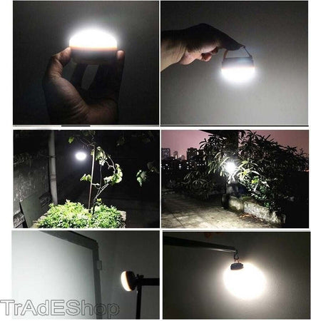 Lanterna Luce Led Portatile Tascabile Per Campeggio Pesca Gancio Con Calamita Sport e tempo libero/Attività ricreative all'aperto/Camping e outdoor/Illuminazione/Lanterne/Lanterne elettriche Trade Shop italia - Napoli, Commerciovirtuoso.it