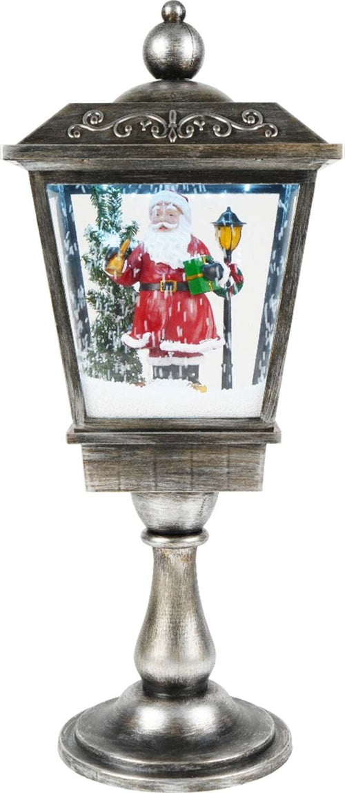 Lanterna luminosa con babbo natale all'interno, decorazione per esterno da 68 cm Casa e cucina/Decorazioni per interni/Addobbi e decorazioni per ricorrenze/Decorazioni natalizie/Neve artificiale MagiediNatale.it - Altamura, Commerciovirtuoso.it