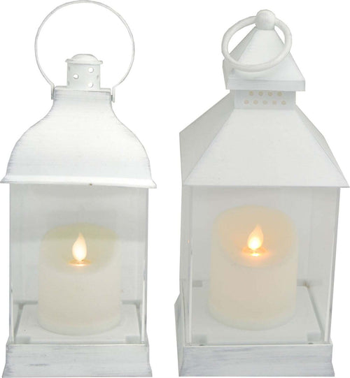 Lanterna natalizia bianco anticato decorazione con candela ed effetto fiamma a led con batteria Casa e cucina/Decorazioni per interni/Addobbi e decorazioni per ricorrenze/Decorazioni natalizie/Ghirlande e corone MagiediNatale.it - Altamura, Commerciovirtuoso.it