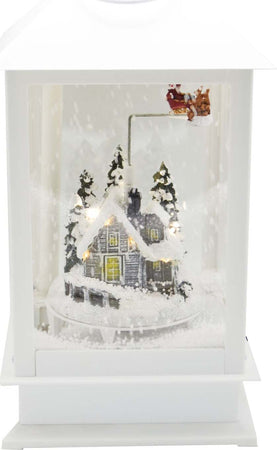 Lanterna natalizia effetto nevicata decorazione casa o Babbo Natale a led Casa e cucina/Decorazioni per interni/Addobbi e decorazioni per ricorrenze/Decorazioni natalizie/Neve artificiale MagiediNatale.it - Altamura, Commerciovirtuoso.it