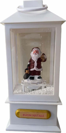 Lanterna natalizia luminosa con effetto nevicata decorazione natalizia Casa e cucina/Decorazioni per interni/Addobbi e decorazioni per ricorrenze/Decorazioni natalizie/Neve artificiale MagiediNatale.it - Altamura, Commerciovirtuoso.it