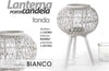 Lanterna Portacandela Con Piedi Tonda 17x46cm In Legno Bamb? Vetro Bianco 777929 Illuminazione/Illuminazione per esterni/Lanterne Trade Shop italia - Napoli, Commerciovirtuoso.it