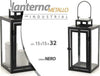 Lanterna-Portacandela-In-Vetro-Metallo-Nero-15x15x32cm-Moderna-Industrial-765001