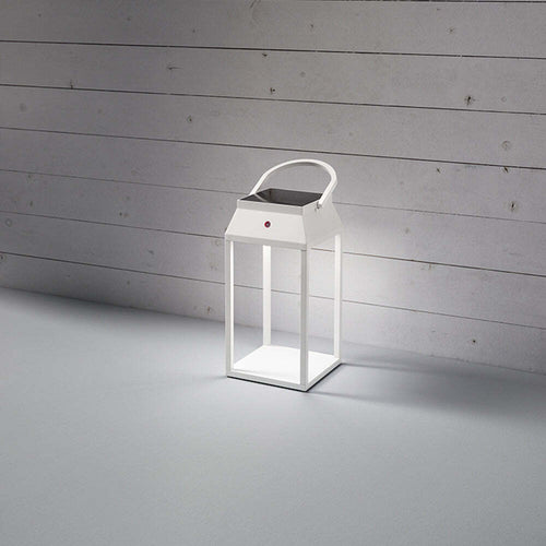 Lanterna-Ricaricabile-Da-Esterni-Contemporanea-Alluminio-Bianco-Opaco-Led