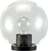 LANTERNA-TESTA-PALO-'GLOBO'-60W-max---Ø-cm.25-col.nero---opale