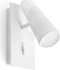 LAO Lampada da parete bianco 1L Illuminazione/Illuminazione per interni/Illuminazioni per pareti/Applique Led Mall Home - Napoli, Commerciovirtuoso.it