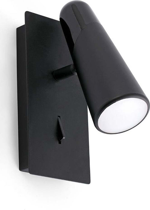 LAO Lampada da parete nero 1L Illuminazione/Illuminazione per interni/Illuminazioni per pareti/Applique Led Mall Home - Napoli, Commerciovirtuoso.it