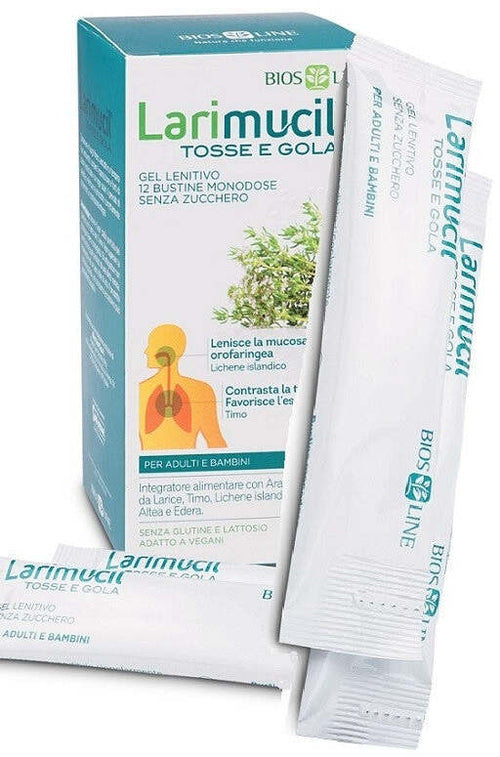 Larimucil tosse gola 12 bustine 10 ml