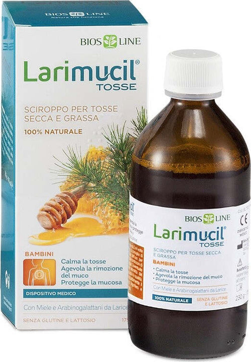 Larimucil-Tosse-Pediatrico-Sciroppo-175ml-Bios-Line-Integratore-Alimentare