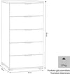 LASE---cassettiera-5-cassetti-Bianco-Milani-Home
