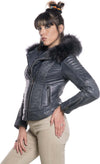 Lasmara---Piumino-Donna-Blu-in-vera-pelle