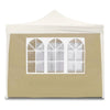Telo di ricambio laterale per Gazebo pieghevole con finestre in tessuto Oxford 600D Beige