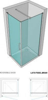 Lato-Fisso-per-Porta-Battente-Briar-6-Millimetri-Chrome-per-Box-Doccia