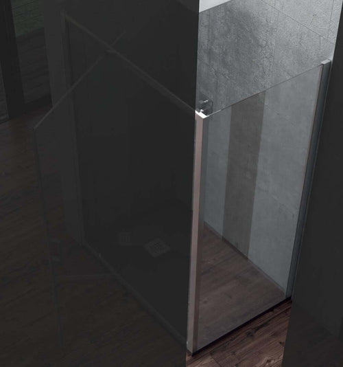 Lato Fisso per Porta Doccia Tilt  Battente Basculante Profilo Cromo Cristallo 6 mm Fai da te/Attrezzature per cucine e bagni/Attrezzature per bagni/Docce e componenti doccia/Box doccia Ogomondo - Martina Franca, Commerciovirtuoso.it