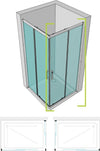 Lato-Porta-Box-Doccia-Angolare-Nicchia-Dafne-Cristallo-6-mm-70-cm-trasparente