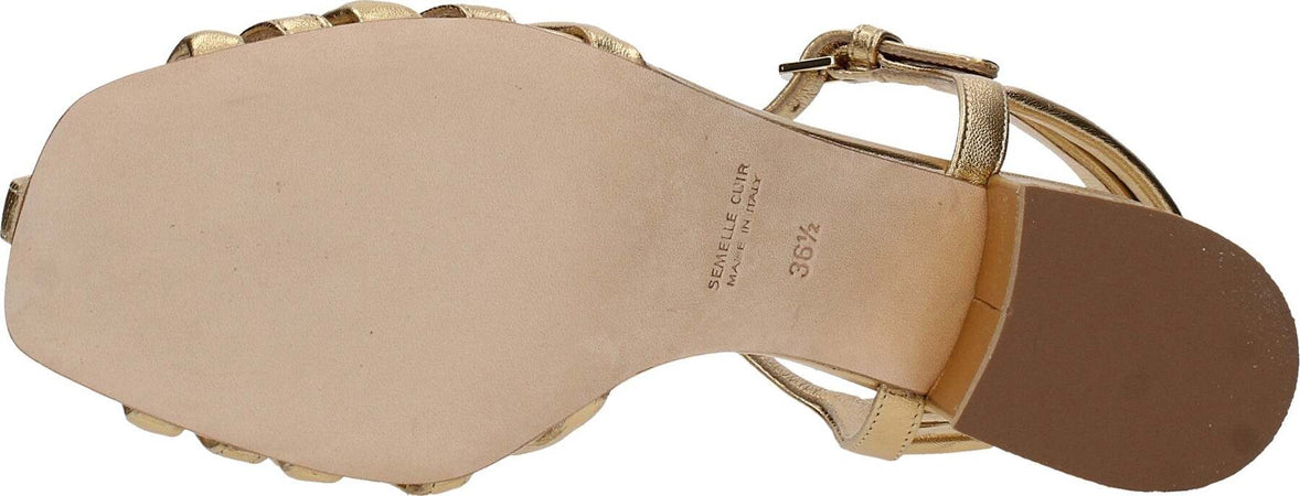 LAURENCE-DECADE-Sandali-Oro-da-donna