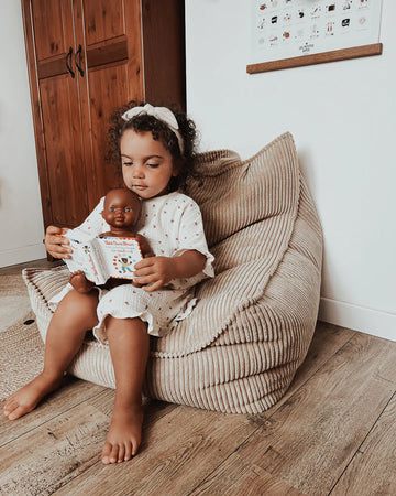 Poltrona Pouf Wigiwama Brown Sugar Beanbag Chair