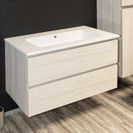 Lavabo ad Incasso in Mineral Marmo 101x46 cm Mobile composizione bagno Fai da te/Attrezzature per cucine e bagni/Attrezzature per bagni/Lavandini bagno/Lavabi Ogomondo - Martina Franca, Commerciovirtuoso.it