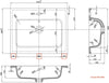 Lavabo ad Incasso in Mineral Marmo 61x46 cm Mobile composizione bagno Fai da te/Attrezzature per cucine e bagni/Attrezzature per bagni/Lavandini bagno/Lavabi Ogomondo - Martina Franca, Commerciovirtuoso.it