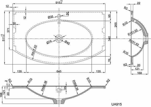 Lavabo ad Incasso in Mineral Marmo 91x46 cm CURVO Mobile composizione bagno Fai da te/Attrezzature per cucine e bagni/Attrezzature per bagni/Lavandini bagno/Lavabi Ogomondo - Martina Franca, Commerciovirtuoso.it