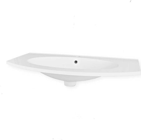 Lavabo ad Incasso in Mineral Marmo 91x46 cm CURVO Mobile composizione bagno Fai da te/Attrezzature per cucine e bagni/Attrezzature per bagni/Lavandini bagno/Lavabi Ogomondo - Martina Franca, Commerciovirtuoso.it