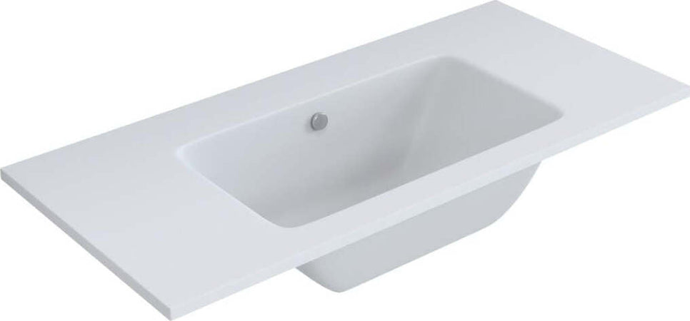 Lavabo ad Incasso Mineral Marmo Colore Bianco Opaco Mobile composizione bagno Fai da te/Attrezzature per cucine e bagni/Attrezzature per bagni/Lavandini bagno/Incassato Ogomondo - Martina Franca, Commerciovirtuoso.it
