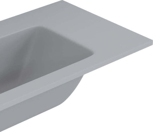 Lavabo ad Incasso Mineral Marmo Colore Grigio Cenere Mobile composizione bagno Fai da te/Attrezzature per cucine e bagni/Attrezzature per bagni/Lavandini bagno/Incassato Ogomondo - Martina Franca, Commerciovirtuoso.it
