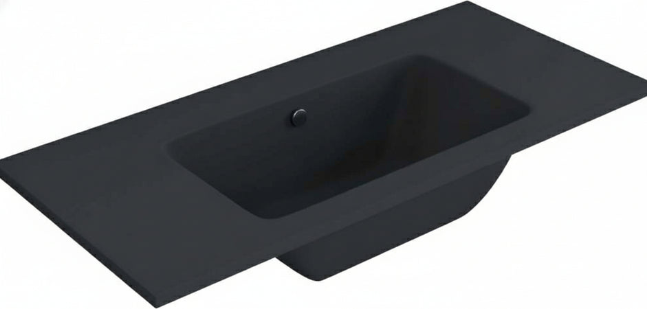 Lavabo ad Incasso Mineral Marmo Colore Nero Opaco Mobile composizione bagno Fai da te/Attrezzature per cucine e bagni/Attrezzature per bagni/Lavandini bagno/Incassato Ogomondo - Martina Franca, Commerciovirtuoso.it
