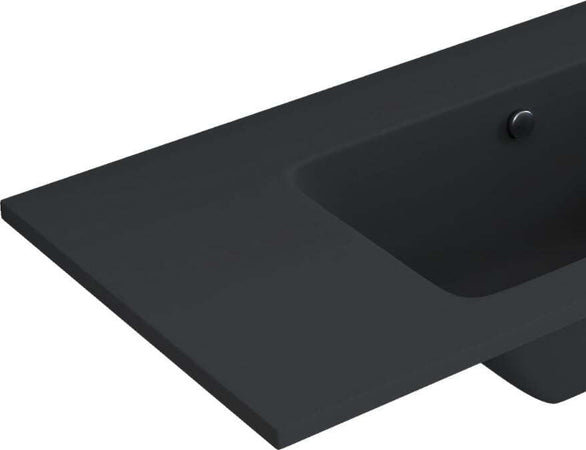 Lavabo ad Incasso Mineral Marmo Colore Nero Opaco Mobile composizione bagno Fai da te/Attrezzature per cucine e bagni/Attrezzature per bagni/Lavandini bagno/Incassato Ogomondo - Martina Franca, Commerciovirtuoso.it
