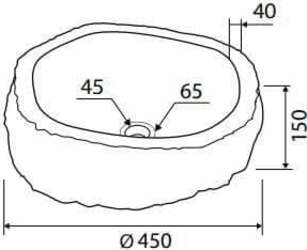 Lavabo Bagno Da Appoggio in Onice Naturale Scolpito Lavello Da Appoggio Pietra Onice Naturale Karag della serie ONYX Casa e cucina/Bagno/Attrezzature per bagni/Lavandini bagno/Lavabi Shopbagno.it - Roma, Commerciovirtuoso.it