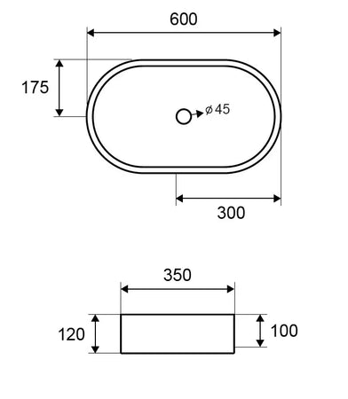 Lavabo Da Appoggio In Mineralmarmo Karag Linus - Stracciatella - Shopbagno.it