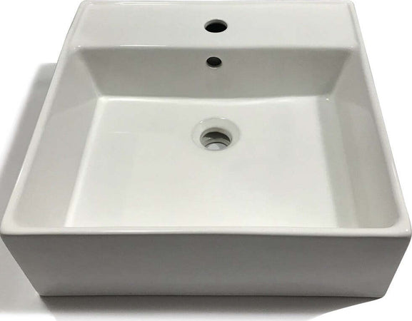 Lavabo Da Appoggio Ceramica Bianco Lavandino Lavello Arredo 2 Misure Fai da te/Attrezzature per cucine e bagni/Attrezzature per bagni/Lavandini bagno/Lavabi Ogomondo - Martina Franca, Commerciovirtuoso.it