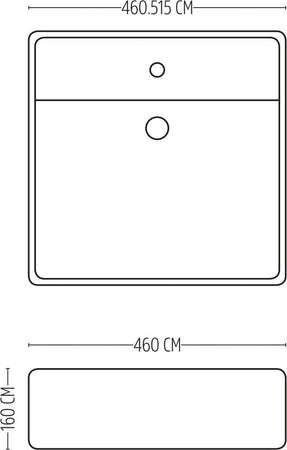 Lavabo Da Appoggio Ceramica Bianco Lavandino Lavello Arredo 2 Misure Fai da te/Attrezzature per cucine e bagni/Attrezzature per bagni/Lavandini bagno/Lavabi Ogomondo - Martina Franca, Commerciovirtuoso.it