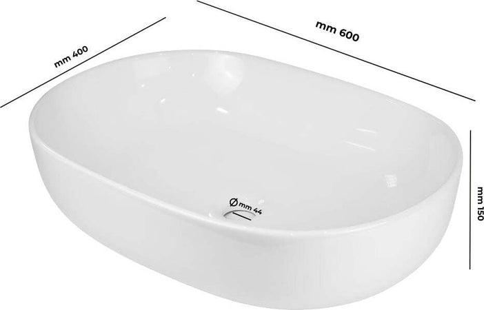 Lavabo-Da-Appoggio-Ceramica-Bianco-Ovale-Arredo-Bagno-Lavandino-60x40x15-Cm