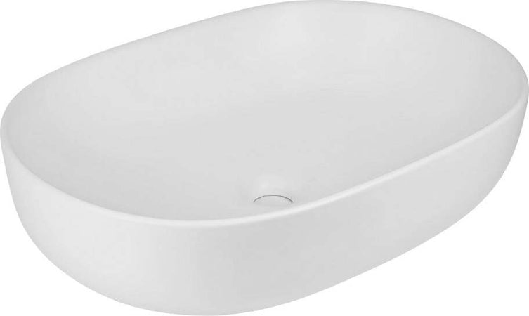 Lavabo-Da-Appoggio-Ceramica-Bianco-Ovale-Arredo-Bagno-Lavandino-60x40x15-Cm