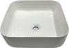 Lavabo Da Appoggio Ceramica Bianco Quadrato Lavandino Lavello Arredo 38,5x38,5x14 Cm Fai da te/Attrezzature per cucine e bagni/Attrezzature per bagni/Lavandini bagno/Lavabi Ogomondo - Martina Franca, Commerciovirtuoso.it