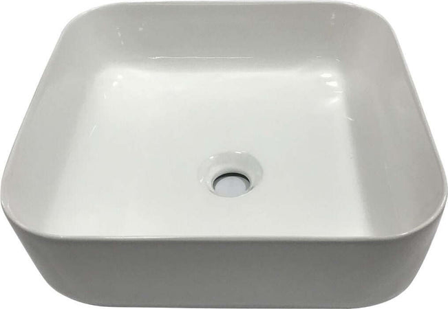 Lavabo Da Appoggio Ceramica Bianco Quadrato Lavandino Lavello Arredo 38,5x38,5x14 Cm Fai da te/Attrezzature per cucine e bagni/Attrezzature per bagni/Lavandini bagno/Lavabi Ogomondo - Martina Franca, Commerciovirtuoso.it