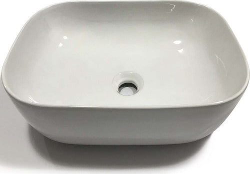 Lavabo Da Appoggio Ceramica Bianco Rettangolare Lavandino 45,5x32,5x13,5 Cm Fai da te/Attrezzature per cucine e bagni/Attrezzature per bagni/Lavandini bagno/Lavabi Ogomondo - Martina Franca, Commerciovirtuoso.it