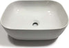 Lavabo Da Appoggio Ceramica Bianco Rettangolare Lavandino Lavello Arredo 45,5x32,5x13,5 Cm Fai da te/Attrezzature per cucine e bagni/Attrezzature per bagni/Lavandini bagno/Lavabi Ogomondo - Martina Franca, Commerciovirtuoso.it